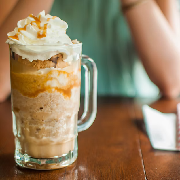 Sea Salt Caramel Mocha Frappé