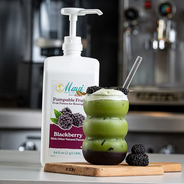 Blackberry Matcha