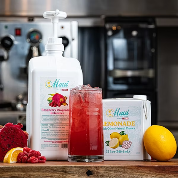 Raspberry Dragonfruit Lemonade Refresher