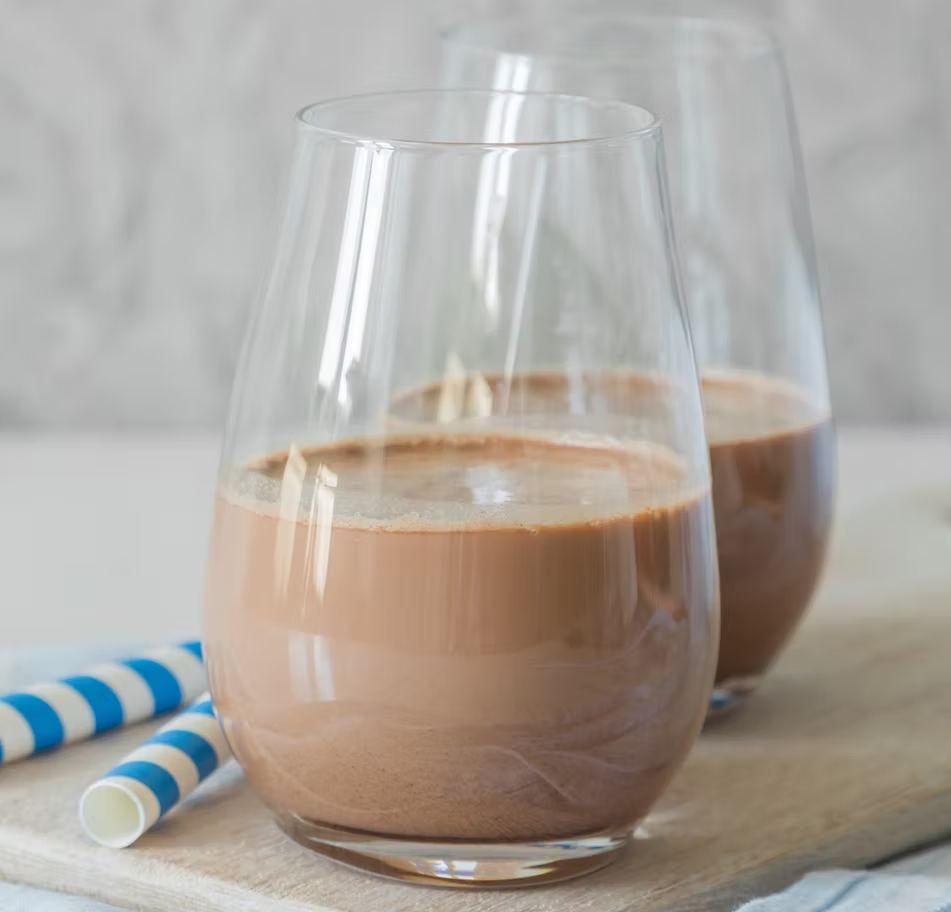 Chocolate Milk on glass