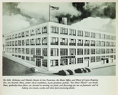 Old picture of the plant of Lyon Magnus